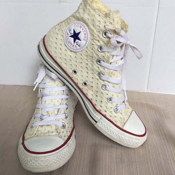 converse cream high cut